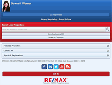 Tablet Screenshot of dawnellwerner.com
